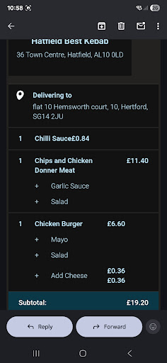 Photo of Hatfield Best Kebabs - 36 Town Centre, Hatfield AL10 0LD